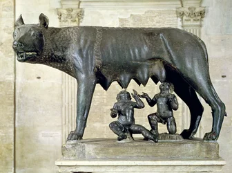 The Capitoline She-Wolf with Figures of Romulus and Remus (c.1484-96)